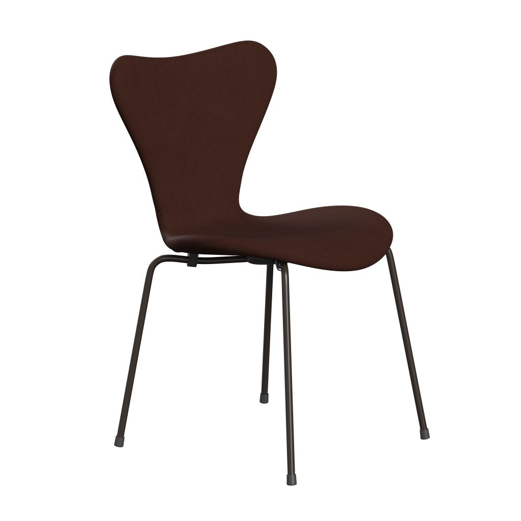 [product_category]-Fritz Hansen 3107 Chair Full Upholstery, Brown Bronze/Fame Brown (F61047)-Fritz Hansen-3107FU-F61047-DBPC-FRI-2
