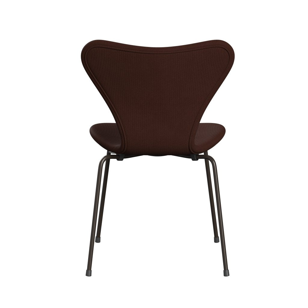 [product_category]-Fritz Hansen 3107 Chair Full Upholstery, Brown Bronze/Fame Brown (F61047)-Fritz Hansen-3107FU-F61047-DBPC-FRI-4