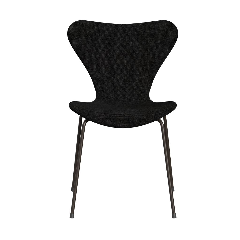 [product_category]-Fritz Hansen 3107 Chair Full Upholstery, Brown Bronze/Hallingdal Charcoal-Fritz Hansen-3107FU-HAL180-DBPC-FRI-1
