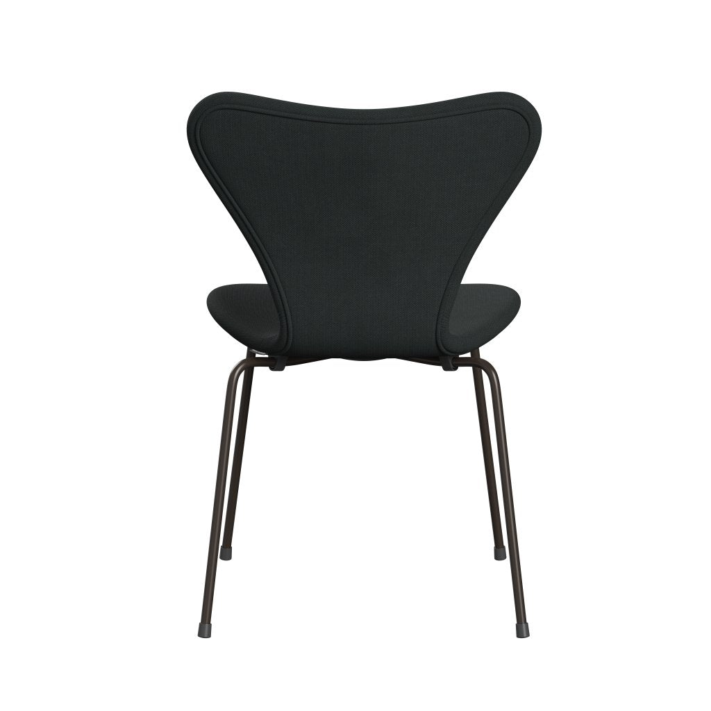 [product_category]-Fritz Hansen 3107 Chair Full Upholstery, Brown Bronze/Steelcut Charcoal-Fritz Hansen-3107FU-STI180-DBPC-FRI-4