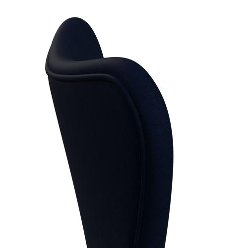 [product_category]-Fritz Hansen 3107 Chair Full Upholstery, Chrome/Comfort Dark Grey/Blue-Fritz Hansen-3107FU-C00040-CST-FRI-5