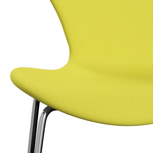 [product_category]-Fritz Hansen 3107 Chair Full Upholstery, Chrome/Comfort Light Yellow-Fritz Hansen-3107FU-C62005-CST-FRI-6