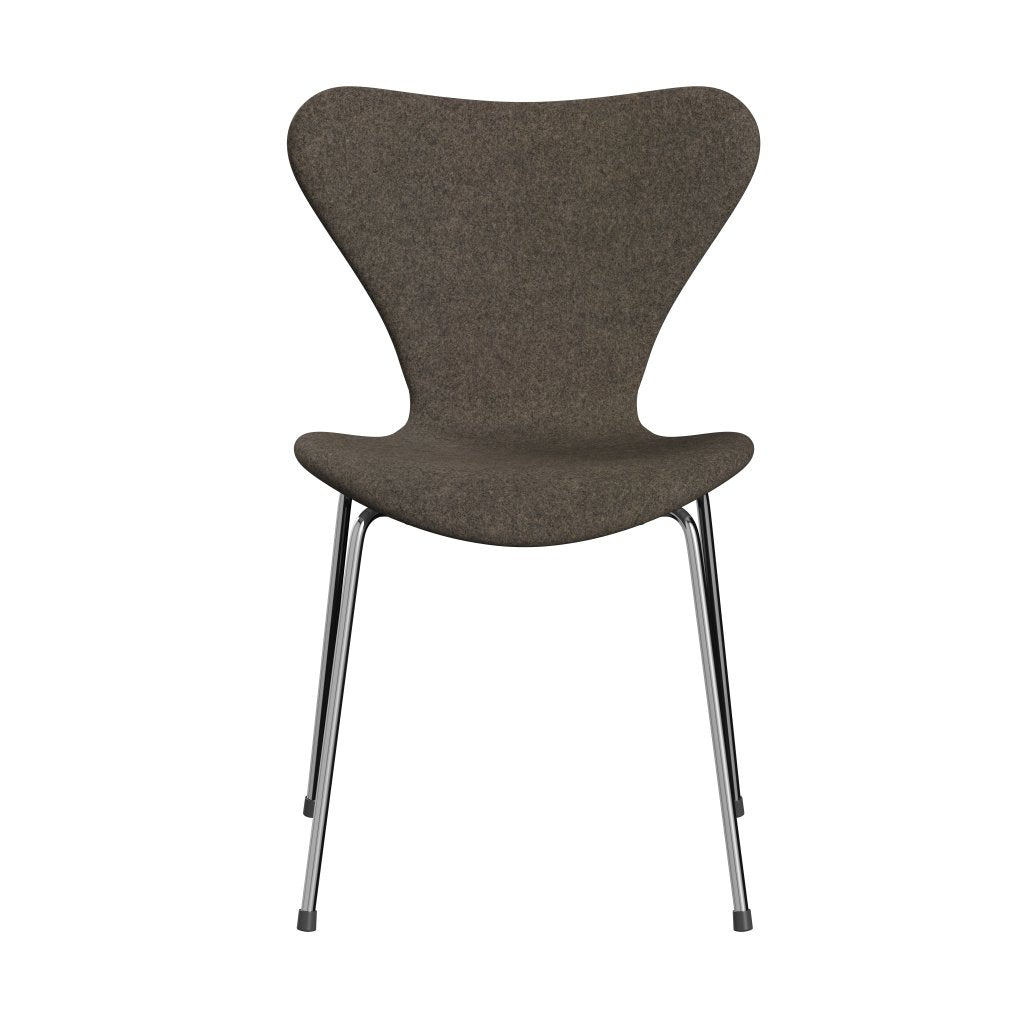 [product_category]-Fritz Hansen 3107 Chair Full Upholstery, Chrome/Divina Md Mole-Fritz Hansen-3107FU-DMD343-CST-FRI-1