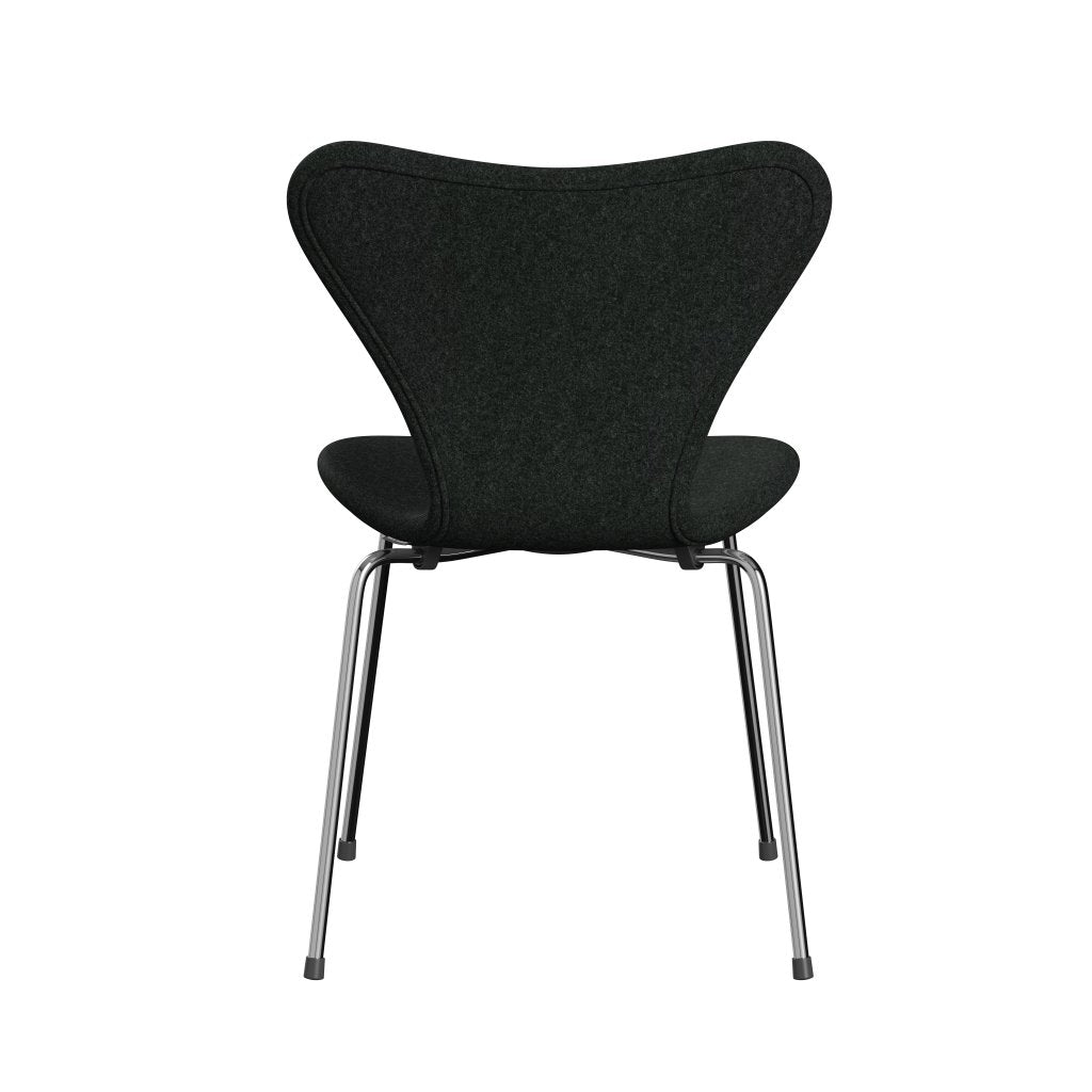 [product_category]-Fritz Hansen 3107 Chair Full Upholstery, Chrome/Divina Melange Salt & Pepper-Fritz Hansen-3107FU-DIM180-CST-FRI-4