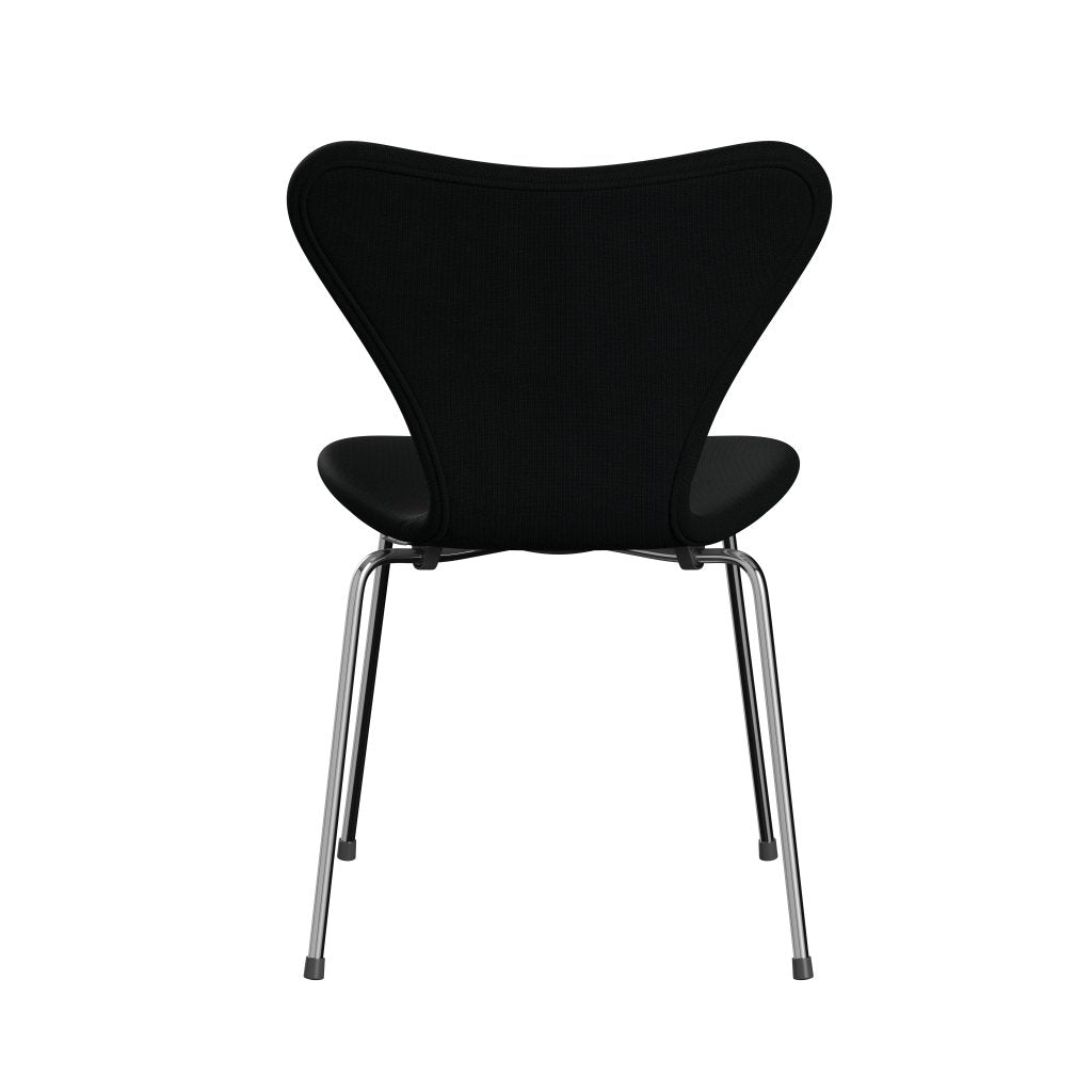 [product_category]-Fritz Hansen 3107 Chair Full Upholstery, Chrome/Fame Black-Fritz Hansen-3107FU-F60999-CST-FRI-4