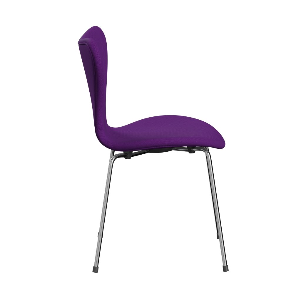 [product_category]-Fritz Hansen 3107 Chair Full Upholstery, Chrome/Fame Violet-Fritz Hansen-3107FU-F65084-CST-FRI-3