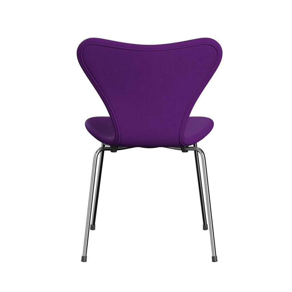 [product_category]-Fritz Hansen 3107 Chair Full Upholstery, Chrome/Fame Violet-Fritz Hansen-3107FU-F65084-CST-FRI-4