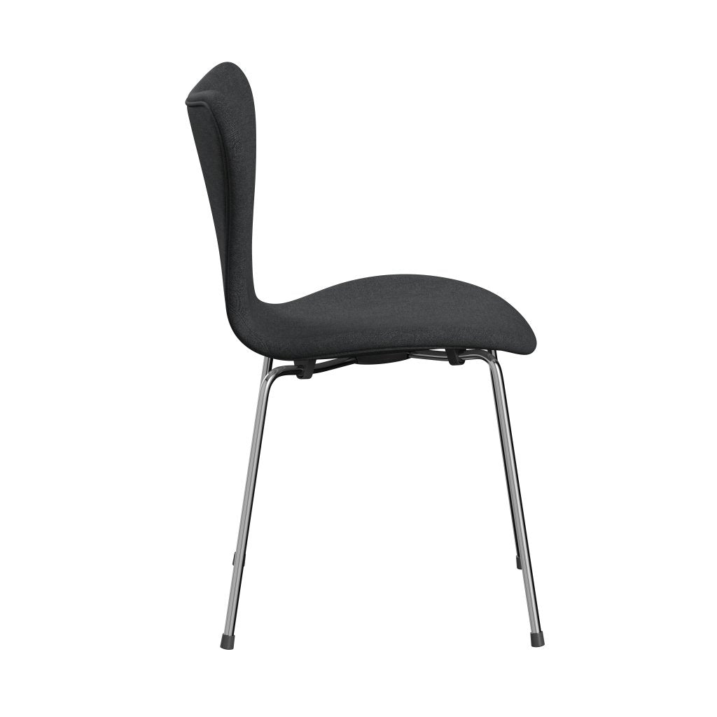 [product_category]-Fritz Hansen 3107 Chair Full Upholstery, Chrome/Remix Slate-Fritz Hansen-3107FU-REM163-CST-FRI-3