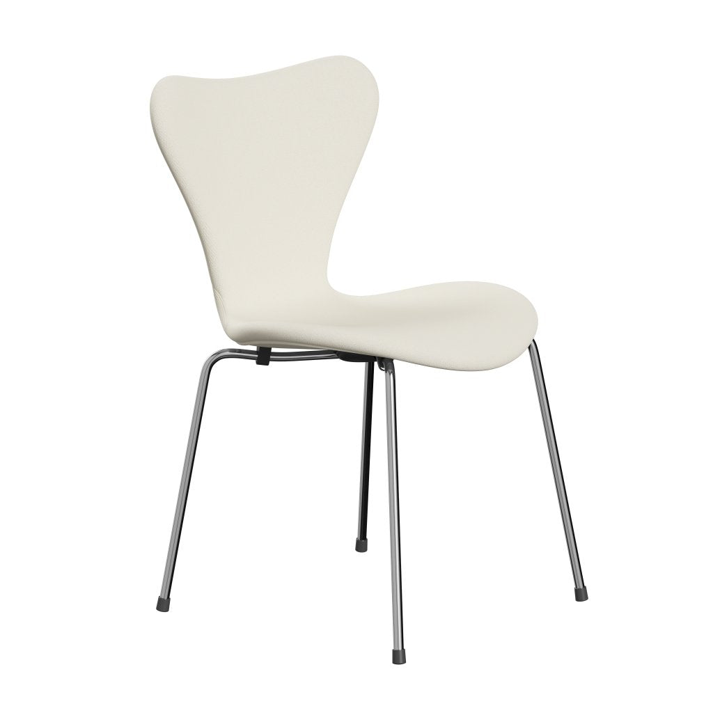 [product_category]-Fritz Hansen 3107 Chair Full Upholstery, Chrome/Sunniva 2 Crème-Fritz Hansen-3107FU-SV113-CST-FRI-2