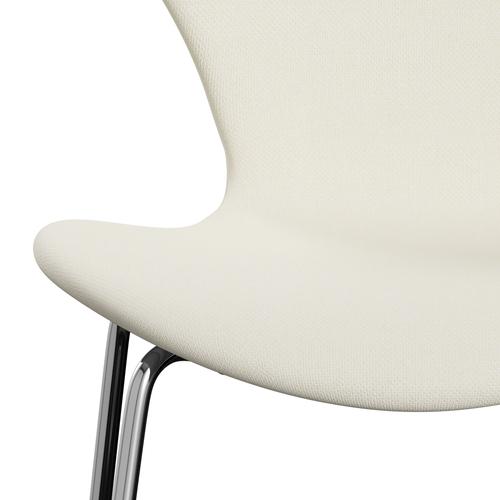 [product_category]-Fritz Hansen 3107 Chair Full Upholstery, Chrome/Sunniva 2 Crème-Fritz Hansen-3107FU-SV113-CST-FRI-6