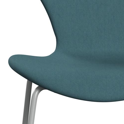 [product_category]-Fritz Hansen 3107 Chair Full Upholstery, Nine Grey/Comfort Light Grey/Blue-Fritz Hansen-3107FU-C00034-DRNIGR-FRI-6