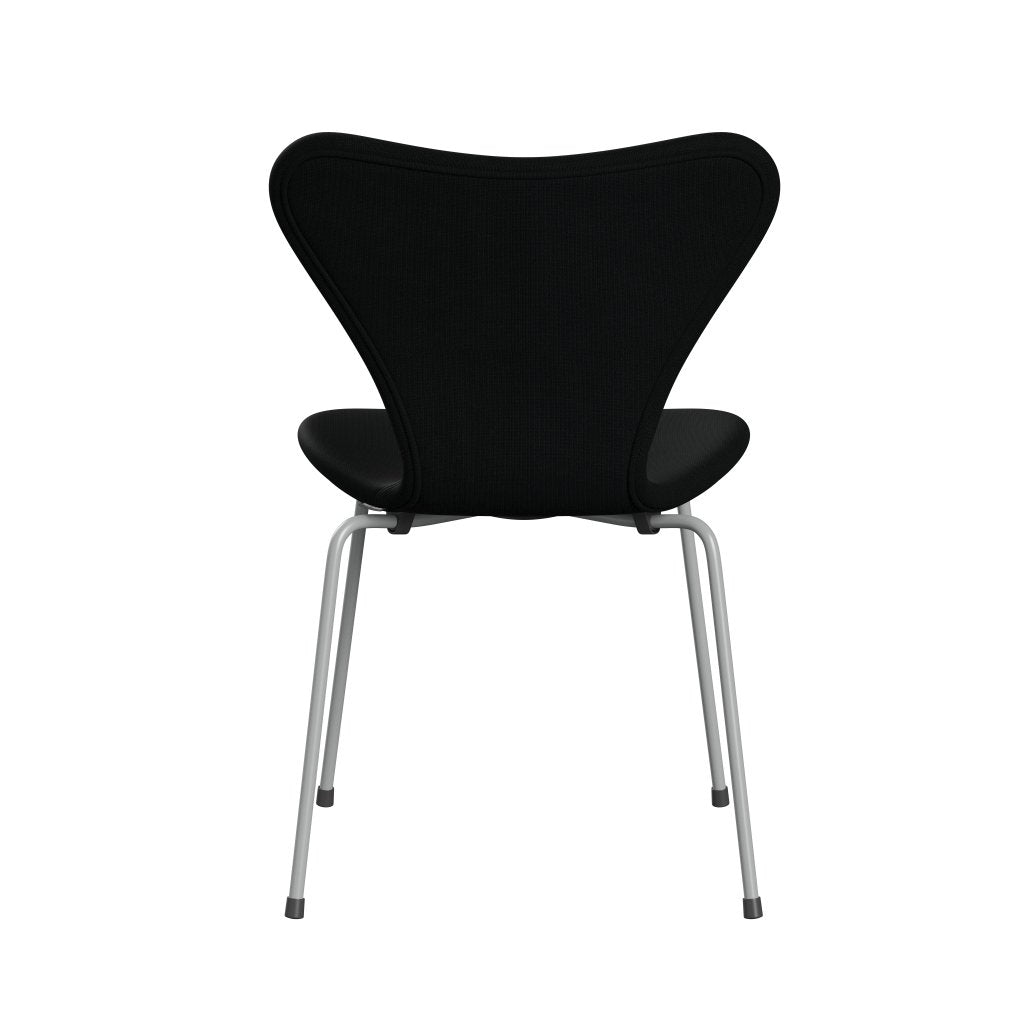 [product_category]-Fritz Hansen 3107 Chair Full Upholstery, Nine Grey/Fame Black-Fritz Hansen-3107FU-F60999-DRNIGR-FRI-4