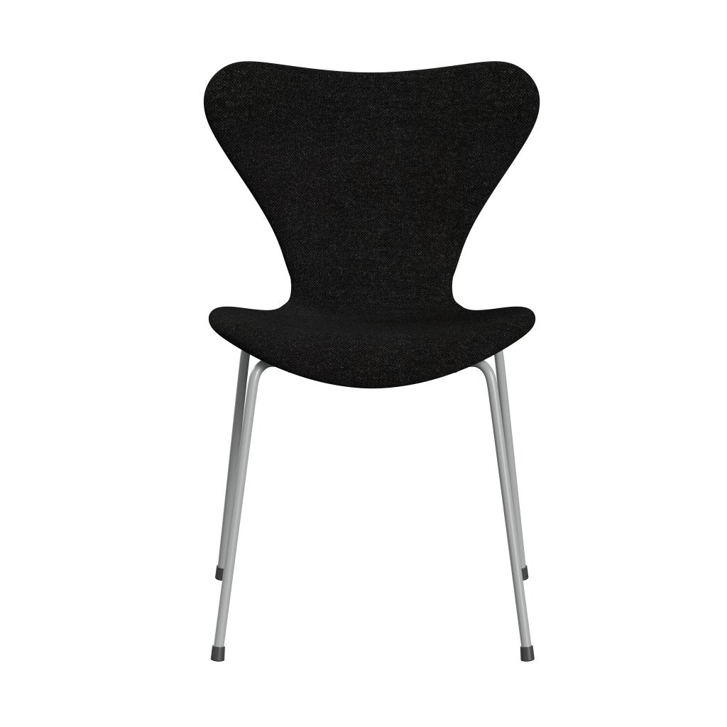 [product_category]-Fritz Hansen 3107 Chair Full Upholstery, Nine Grey/Hallingdal Charcoal-Fritz Hansen-3107FU-HAL180-DRNIGR-FRI-1