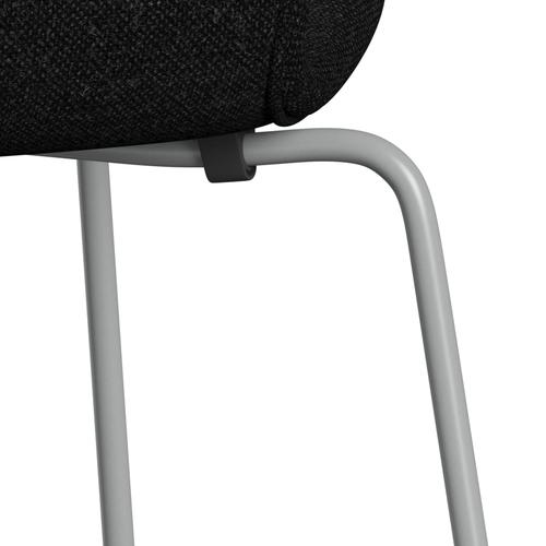 [product_category]-Fritz Hansen 3107 Chair Full Upholstery, Nine Grey/Hallingdal Charcoal-Fritz Hansen-3107FU-HAL180-DRNIGR-FRI-7