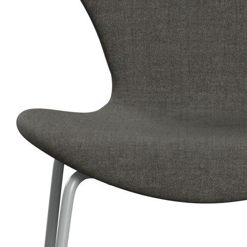 [product_category]-Fritz Hansen 3107 Chair Full Upholstery, Nine Grey/Remix Black & White-Fritz Hansen-3107FU-REM152-DRNIGR-FRI-6