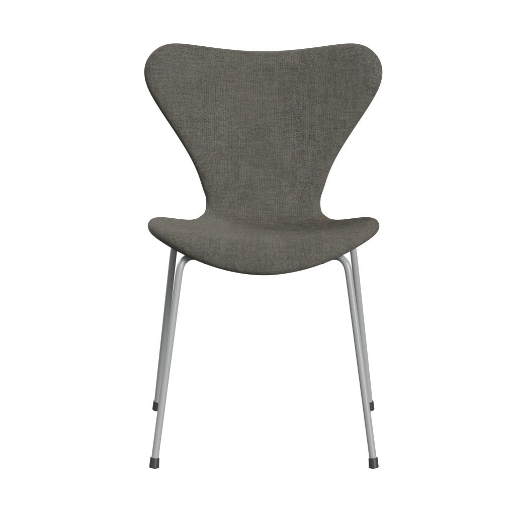 [product_category]-Fritz Hansen 3107 Chair Full Upholstery, Nine Grey/Remix Concrete-Fritz Hansen-3107FU-REM133-DRNIGR-FRI-1