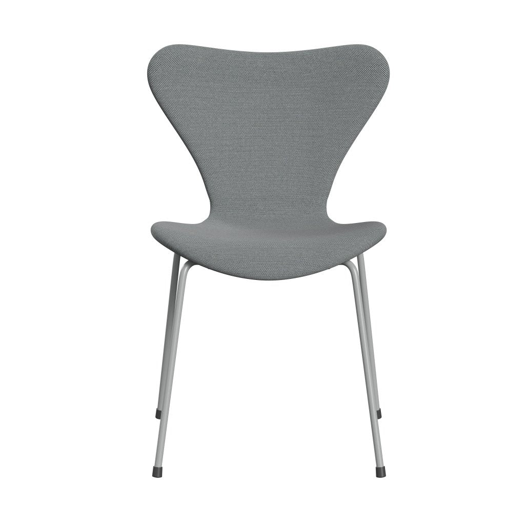 [product_category]-Fritz Hansen 3107 Chair Full Upholstery, Nine Grey/Steelcut Trio Grey-Fritz Hansen-3107FU-STR133-DRNIGR-FRI-1