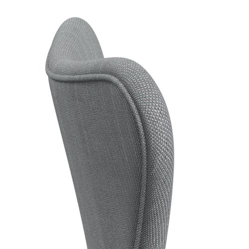 [product_category]-Fritz Hansen 3107 Chair Full Upholstery, Nine Grey/Sunniva 2 Light Grey/Light Blue-Fritz Hansen-3107FU-SV133-DRNIGR-FRI-5