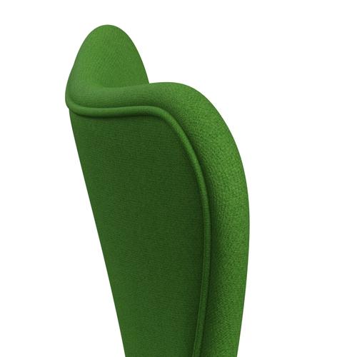 [product_category]-Fritz Hansen 3107 Chair Full Upholstery, Nine Grey/Tonus Light Green-Fritz Hansen-3107FU-TON954-DRNIGR-FRI-5