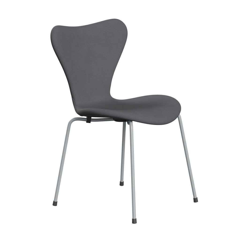 [product_category]-Fritz Hansen 3107 Chair Full Upholstery, Silver Grey/Comfort Grey (C01012)-Fritz Hansen-3107FU-C01012-SIGREY-FRI-2