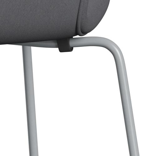 [product_category]-Fritz Hansen 3107 Chair Full Upholstery, Silver Grey/Comfort Grey (C01012)-Fritz Hansen-3107FU-C01012-SIGREY-FRI-7