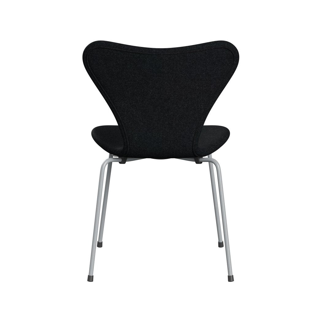 [product_category]-Fritz Hansen 3107 Chair Full Upholstery, Silver Grey/Divina Md Black-Fritz Hansen-3107FU-DMD193-SIGREY-FRI-4