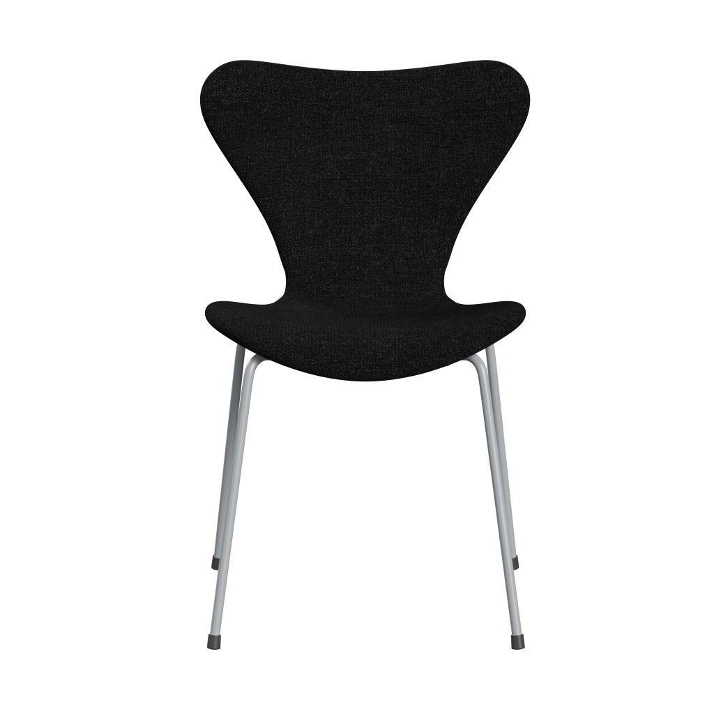 [product_category]-Fritz Hansen 3107 Chair Full Upholstery, Silver Grey/Hallingdal Charcoal-Fritz Hansen-3107FU-HAL180-SIGREY-FRI-1