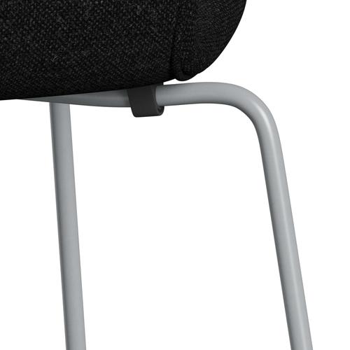 [product_category]-Fritz Hansen 3107 Chair Full Upholstery, Silver Grey/Hallingdal Charcoal-Fritz Hansen-3107FU-HAL180-SIGREY-FRI-7