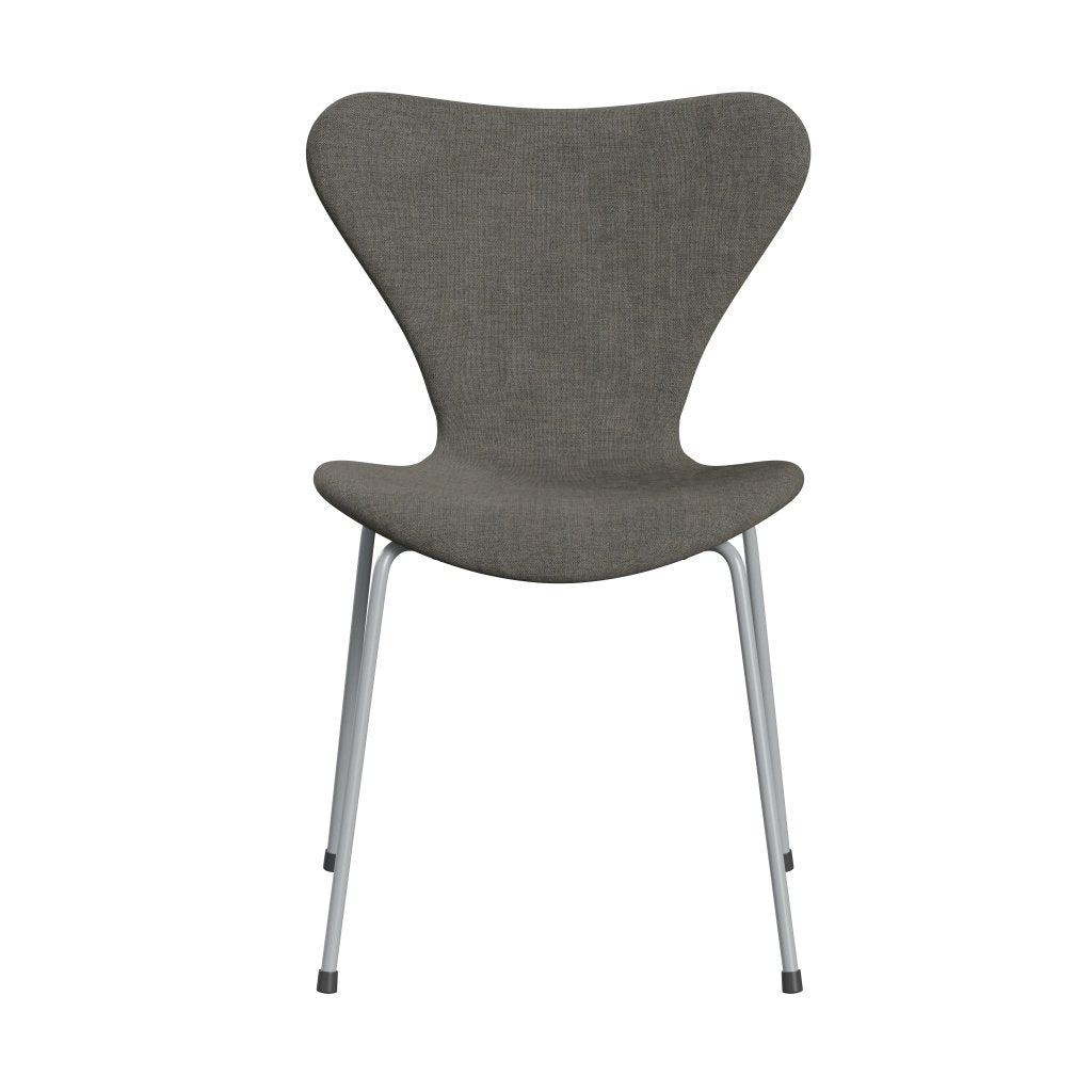 [product_category]-Fritz Hansen 3107 Chair Full Upholstery, Silver Grey/Remix Concrete-Fritz Hansen-3107FU-REM133-SIGREY-FRI-1