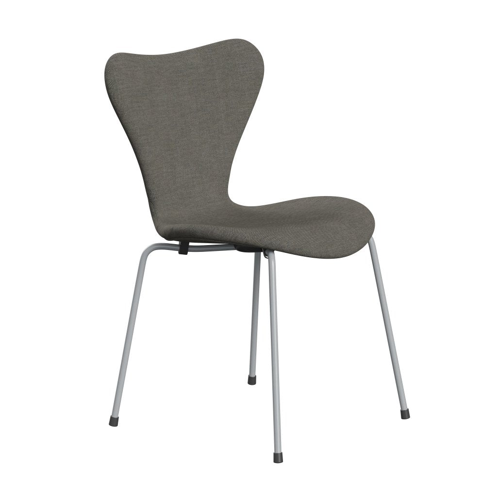 [product_category]-Fritz Hansen 3107 Chair Full Upholstery, Silver Grey/Remix Concrete-Fritz Hansen-3107FU-REM133-SIGREY-FRI-2
