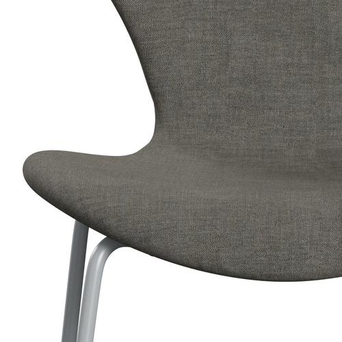 [product_category]-Fritz Hansen 3107 Chair Full Upholstery, Silver Grey/Remix Concrete-Fritz Hansen-3107FU-REM133-SIGREY-FRI-6