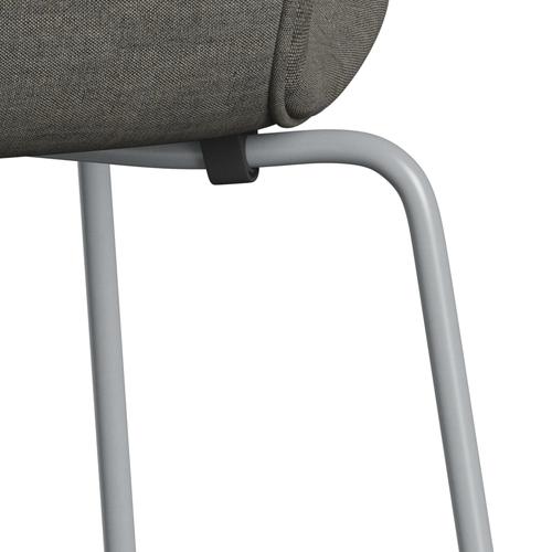 [product_category]-Fritz Hansen 3107 Chair Full Upholstery, Silver Grey/Remix Concrete-Fritz Hansen-3107FU-REM133-SIGREY-FRI-7