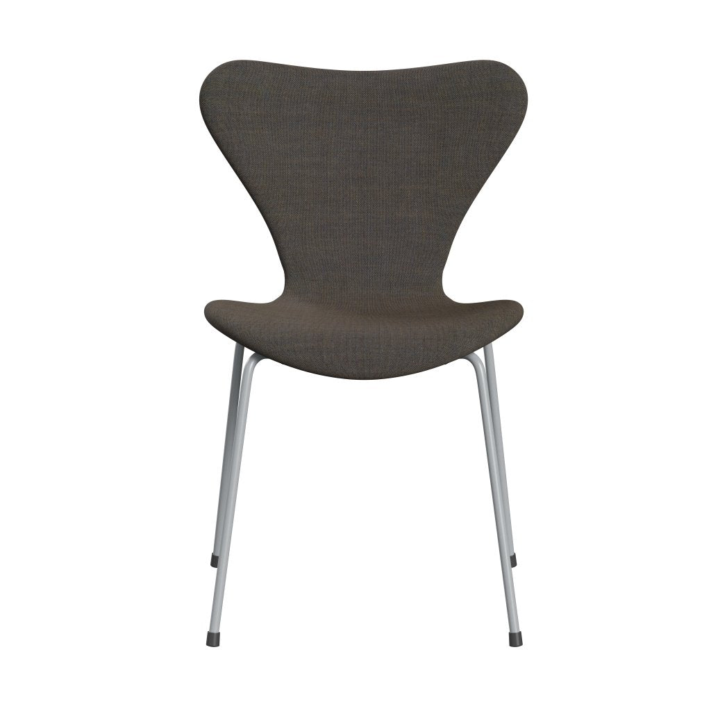 [product_category]-Fritz Hansen 3107 Chair Full Upholstery, Silver Grey/Remix Rust Blue-Fritz Hansen-3107FU-REM852-SIGREY-FRI-1