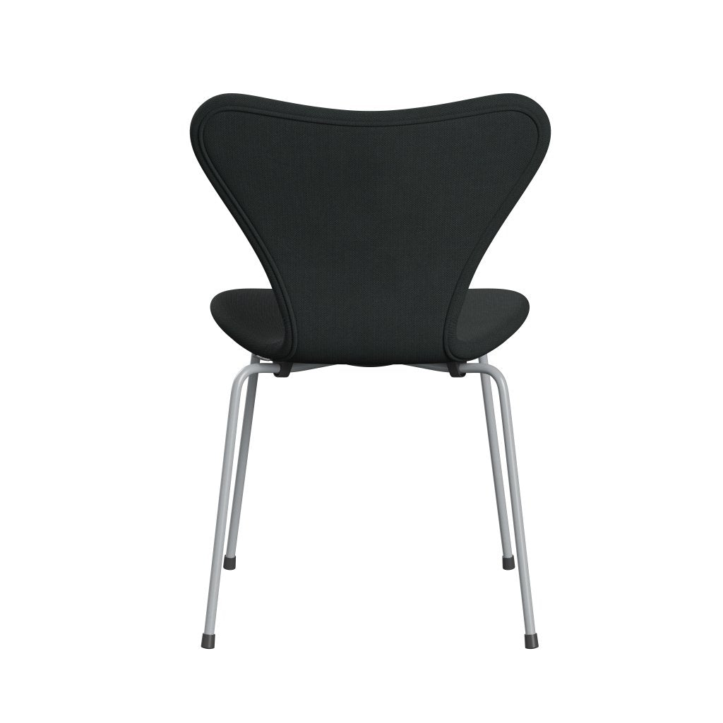 [product_category]-Fritz Hansen 3107 Chair Full Upholstery, Silver Grey/Steelcut Charcoal-Fritz Hansen-3107FU-STI180-SIGREY-FRI-4