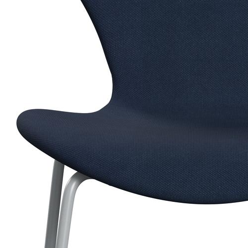 [product_category]-Fritz Hansen 3107 Chair Full Upholstery, Silver Grey/Steelcut Royal Blue-Fritz Hansen-3107FU-STI760-SIGREY-FRI-6
