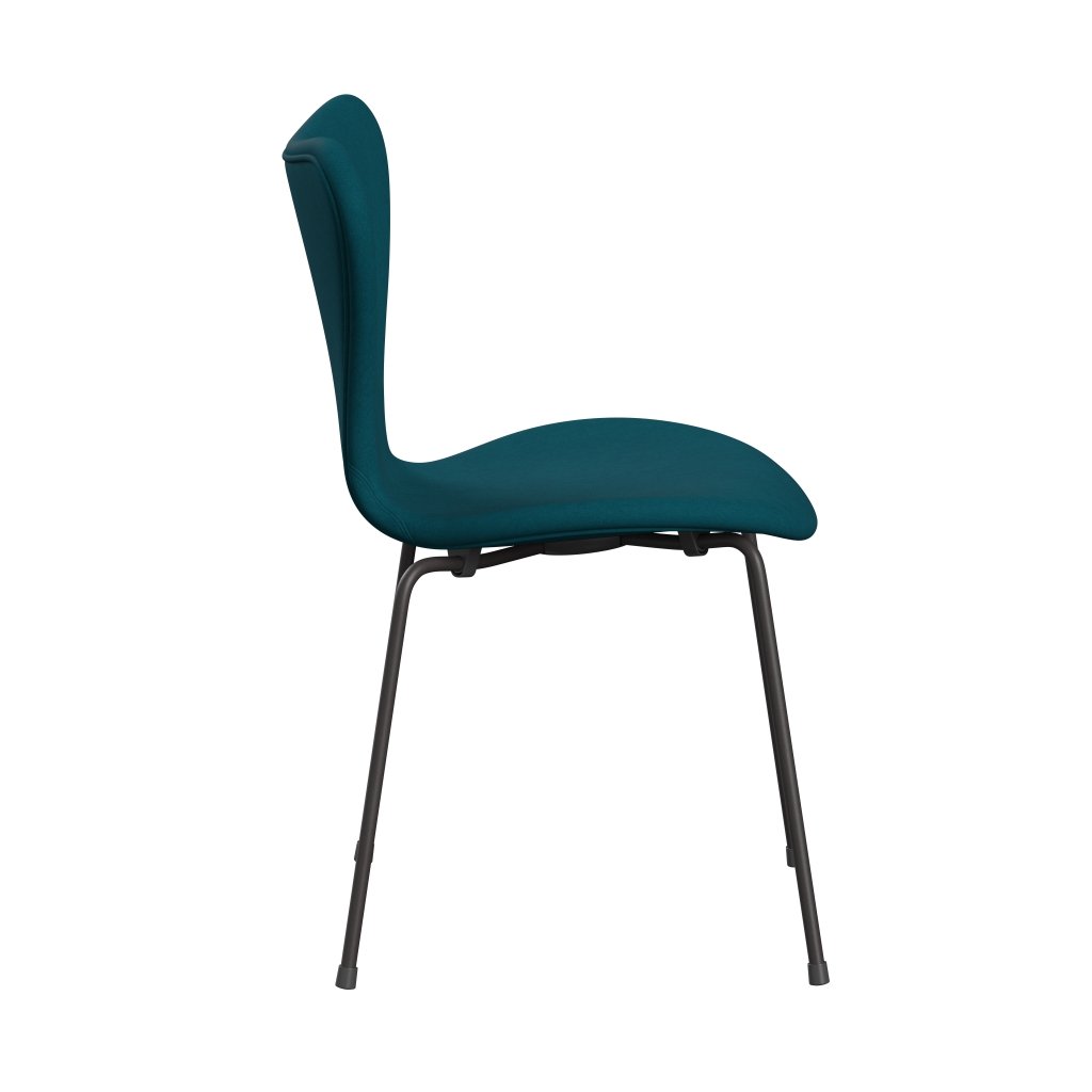 [product_category]-Fritz Hansen 3107 Chair Full Upholstery, Warm Graphite/Comfort Green/Blue-Fritz Hansen-3107FU-C08422-WARGRA-FRI-3