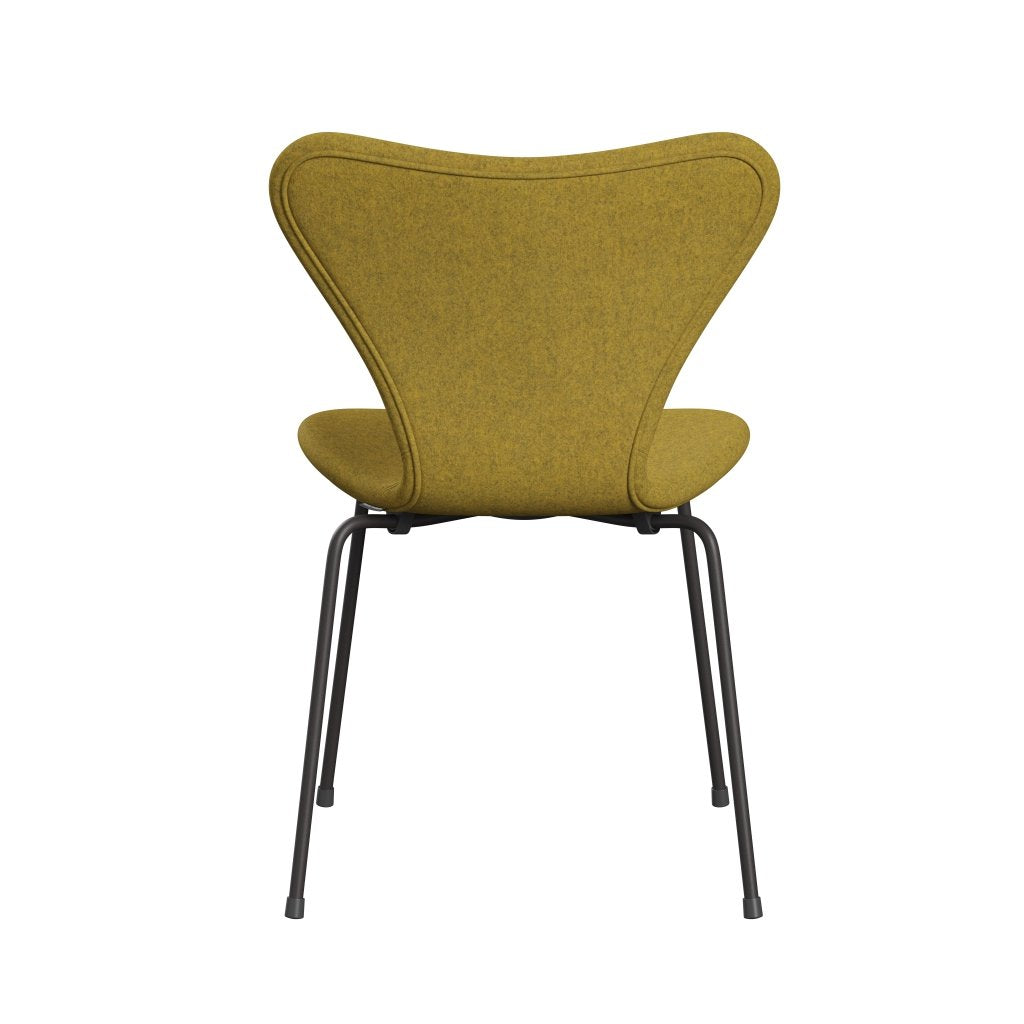 [product_category]-Fritz Hansen 3107 Chair Full Upholstery, Warm Graphite/Divina Melange Yellow-Fritz Hansen-3107FU-DIM427-WARGRA-FRI-4