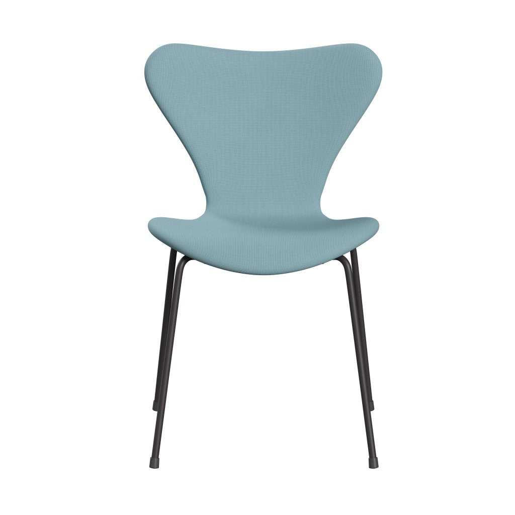 [product_category]-Fritz Hansen 3107 Chair Full Upholstery, Warm Graphite/Fame Turquoise Light-Fritz Hansen-3107FU-F67068-WARGRA-FRI-1