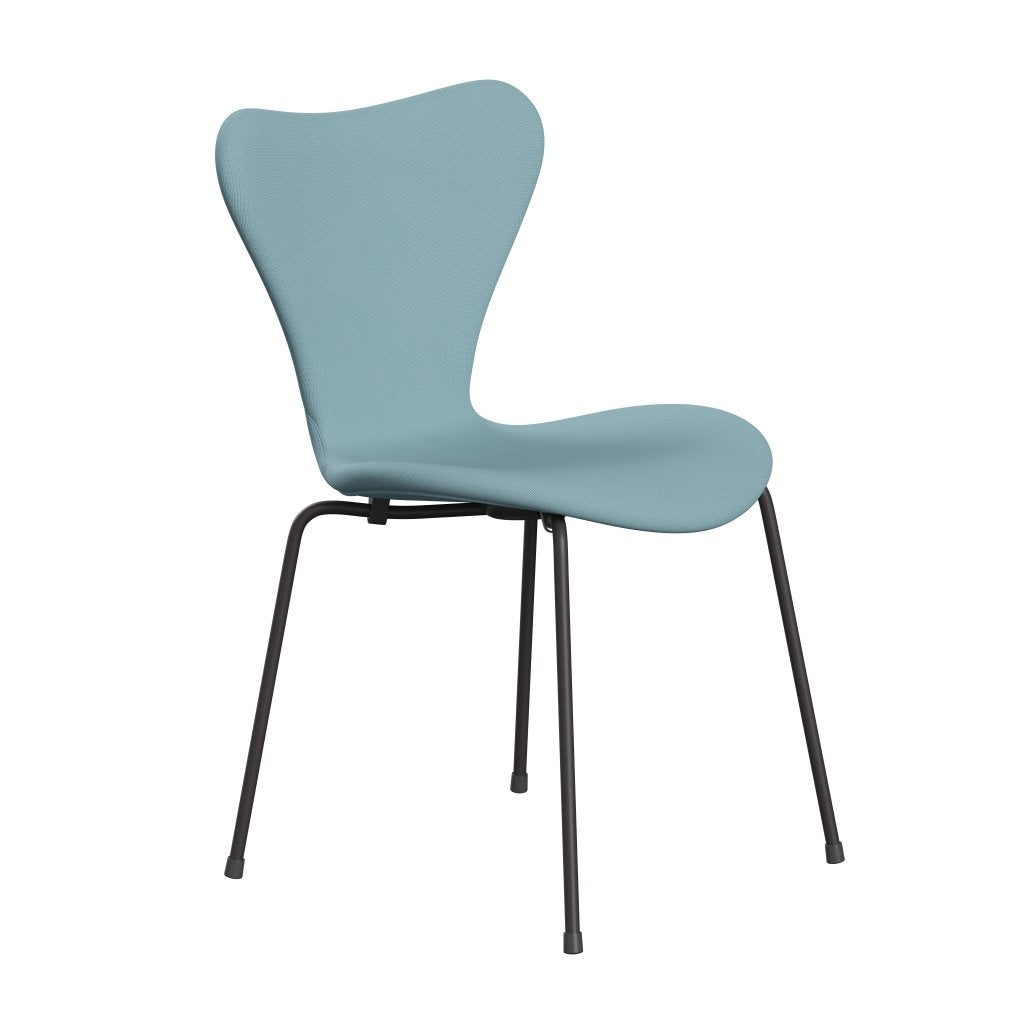 [product_category]-Fritz Hansen 3107 Chair Full Upholstery, Warm Graphite/Fame Turquoise Light-Fritz Hansen-3107FU-F67068-WARGRA-FRI-2