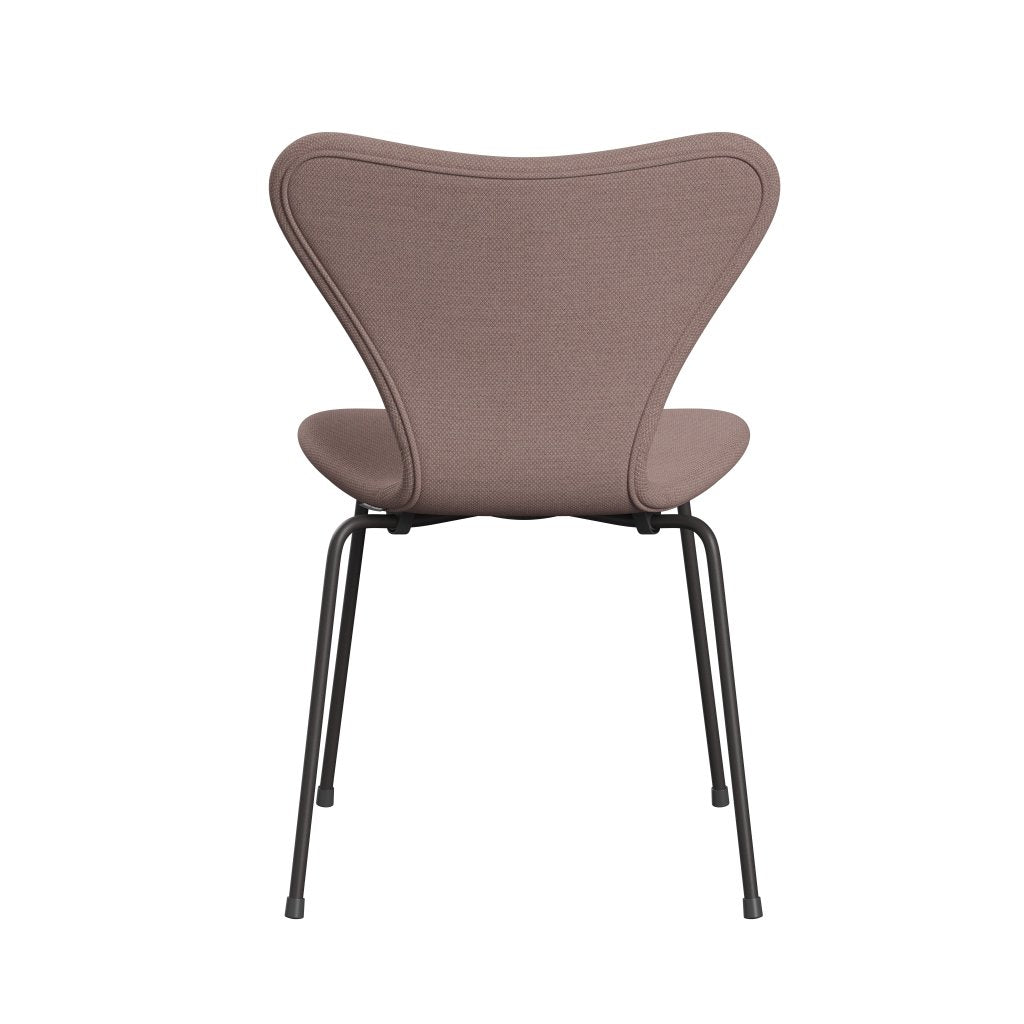[product_category]-Fritz Hansen 3107 Chair Full Upholstery, Warm Graphite/Fiord Pink/Tan-Fritz Hansen-3107FU-FIO551-WARGRA-FRI-4