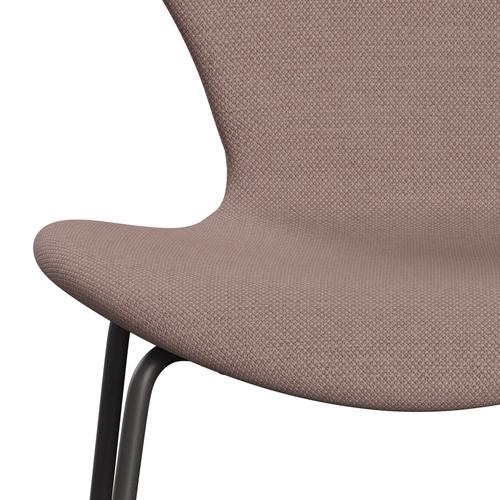 [product_category]-Fritz Hansen 3107 Chair Full Upholstery, Warm Graphite/Fiord Pink/Tan-Fritz Hansen-3107FU-FIO551-WARGRA-FRI-6