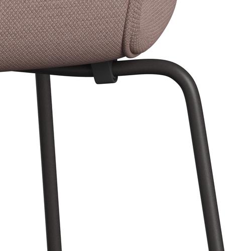 [product_category]-Fritz Hansen 3107 Chair Full Upholstery, Warm Graphite/Fiord Pink/Tan-Fritz Hansen-3107FU-FIO551-WARGRA-FRI-7