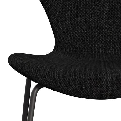 [product_category]-Fritz Hansen 3107 Chair Full Upholstery, Warm Graphite/Hallingdal Charcoal-Fritz Hansen-3107FU-HAL180-WARGRA-FRI-6