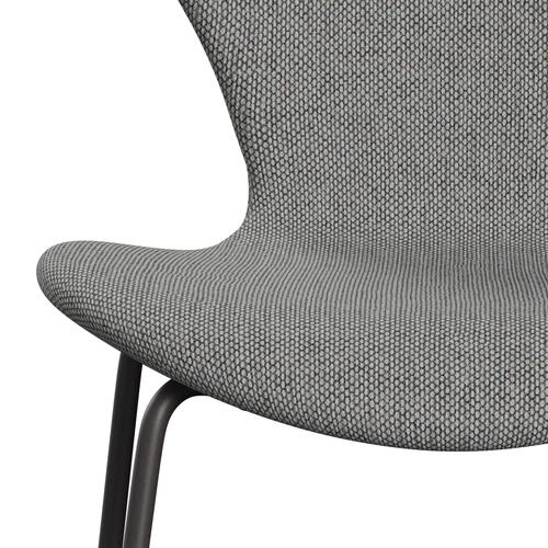 [product_category]-Fritz Hansen 3107 Chair Full Upholstery, Warm Graphite/Re Wool Wool White/Natural-Fritz Hansen-3107FU-REW108-WARGRA-FRI-6