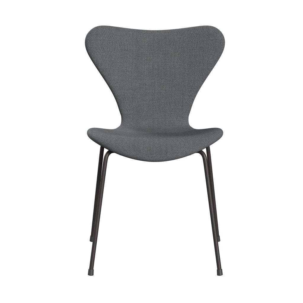 [product_category]-Fritz Hansen 3107 Chair Full Upholstery, Warm Graphite/Remix Grey (Rem143)-Fritz Hansen-3107FU-REM143-WARGRA-FRI-1