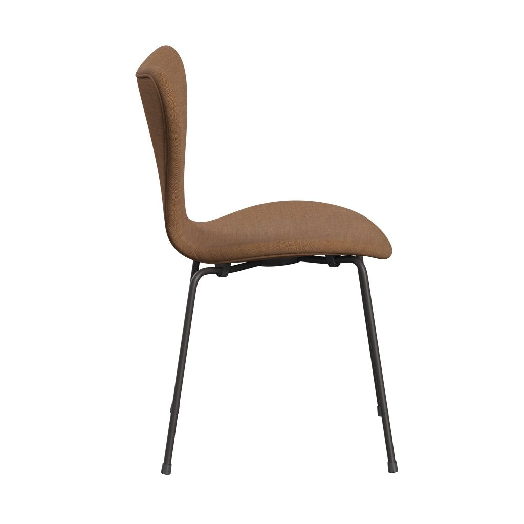 [product_category]-Fritz Hansen 3107 Chair Full Upholstery, Warm Graphite/Remix Rust-Fritz Hansen-3107FU-REM252-WARGRA-FRI-3