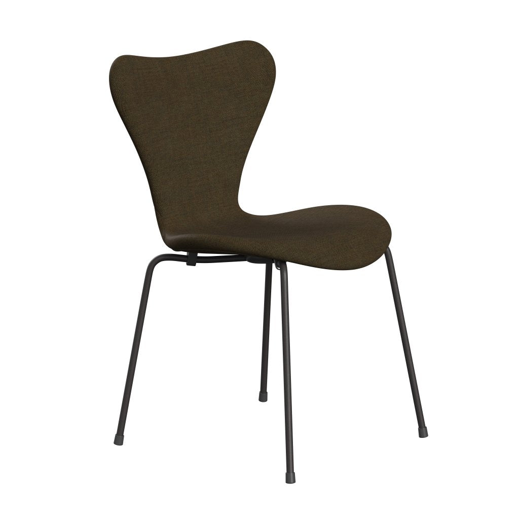 [product_category]-Fritz Hansen 3107 Chair Full Upholstery, Warm Graphite/Remix Wintergreen-Fritz Hansen-3107FU-REM954-WARGRA-FRI-2
