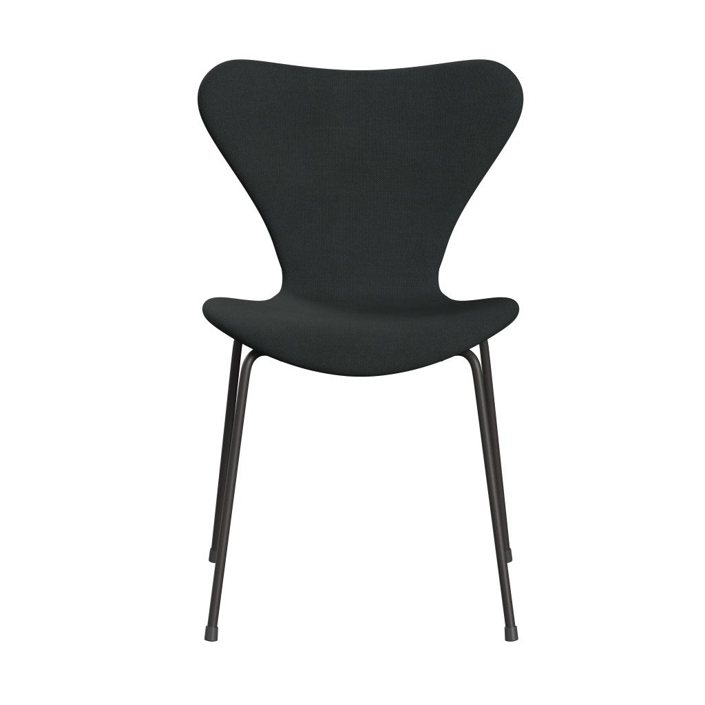 [product_category]-Fritz Hansen 3107 Chair Full Upholstery, Warm Graphite/Steelcut Charcoal-Fritz Hansen-3107FU-STI180-WARGRA-FRI-1