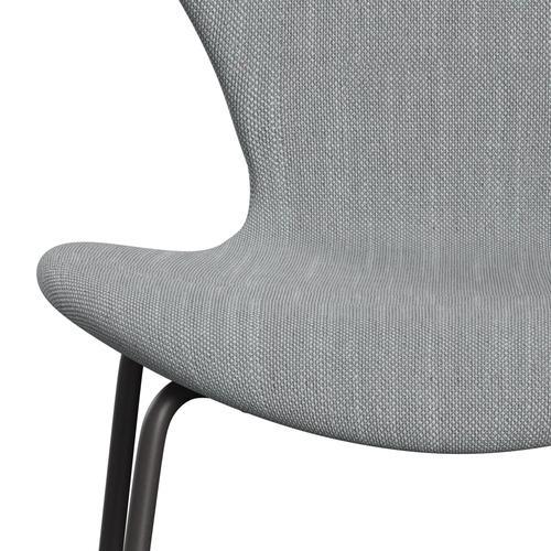 [product_category]-Fritz Hansen 3107 Chair Full Upholstery, Warm Graphite/Sunniva 2 Light Grey/Light Blue-Fritz Hansen-3107FU-SV133-WARGRA-FRI-6