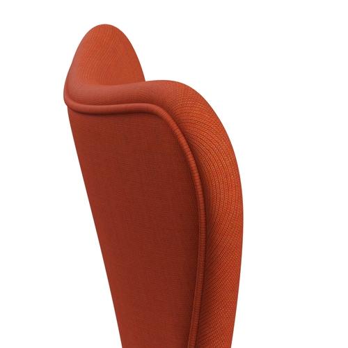 [product_category]-Fritz Hansen 3107 Chair Full Upholstery, White/Canvas Soft Orange-Fritz Hansen-3107FU-CA0546-DRWH-FRI-5